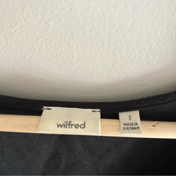 Aritzia Wilfred Ecoulement Open Tie Back Linen Jumpsuit Black sz 2 - Picture 10 of 10